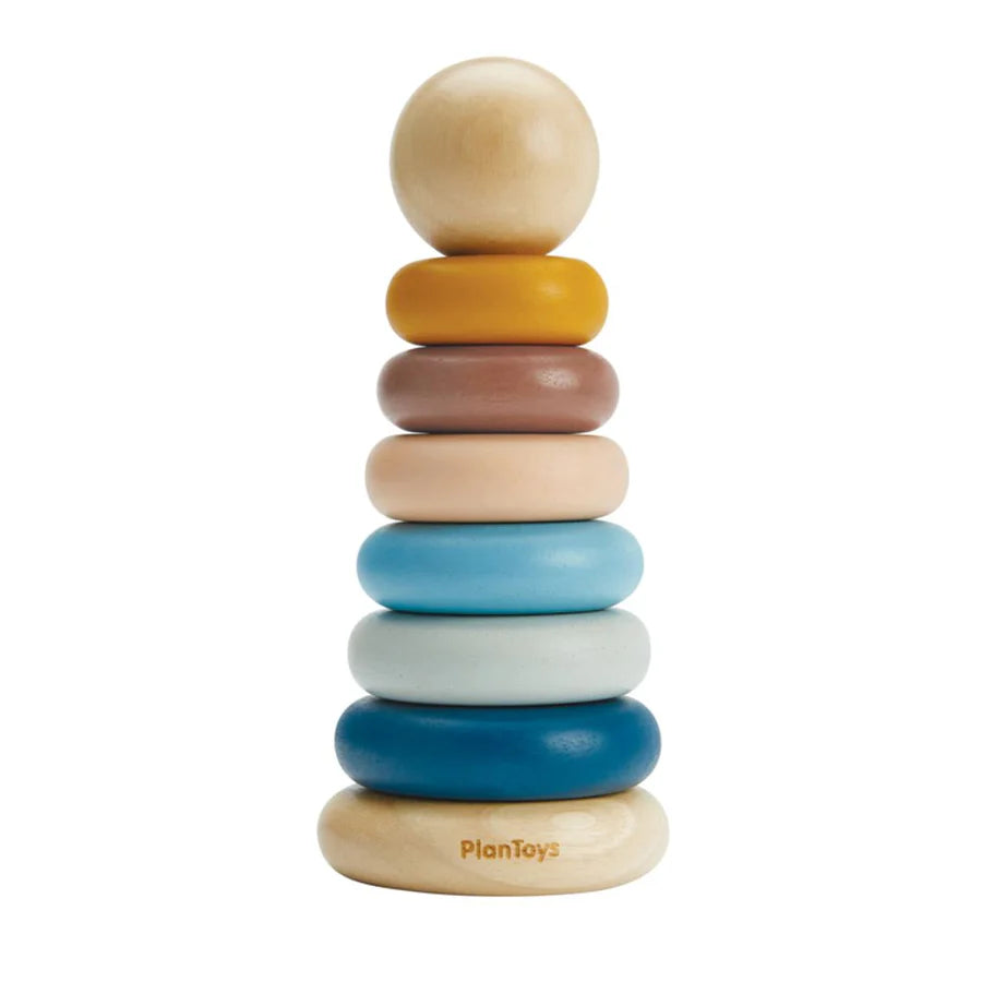 PlanToys Wooden Stacking Ring - Orchard