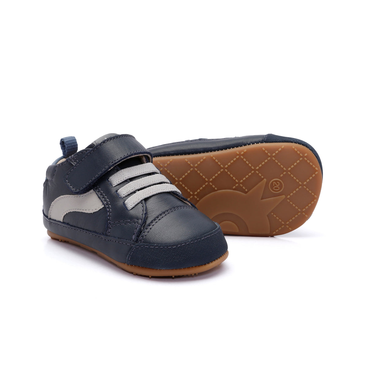 Old Soles Baby Shoes / Navy First Wave