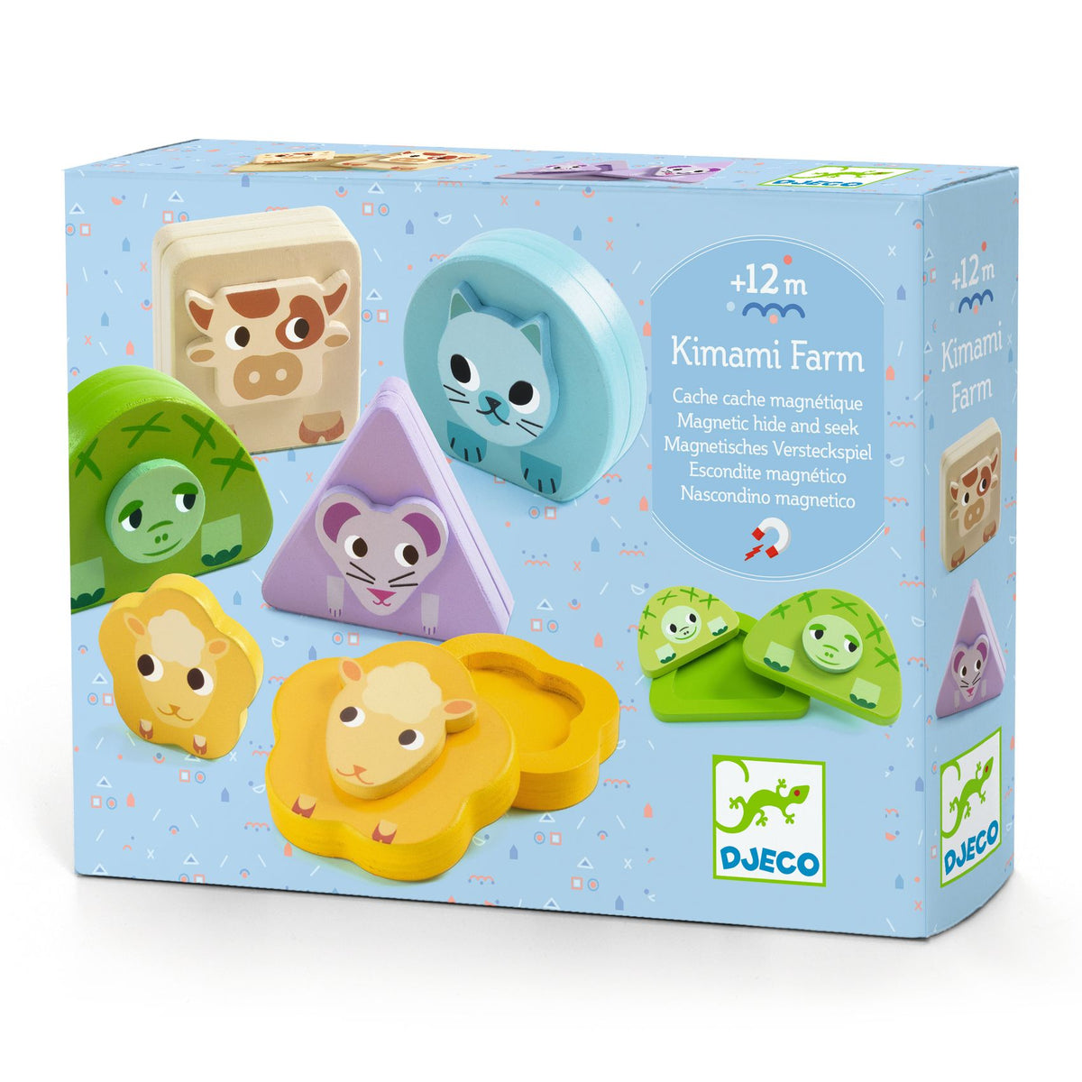 Kimami Farm Magnetic Hide & Seek Activity Play Set