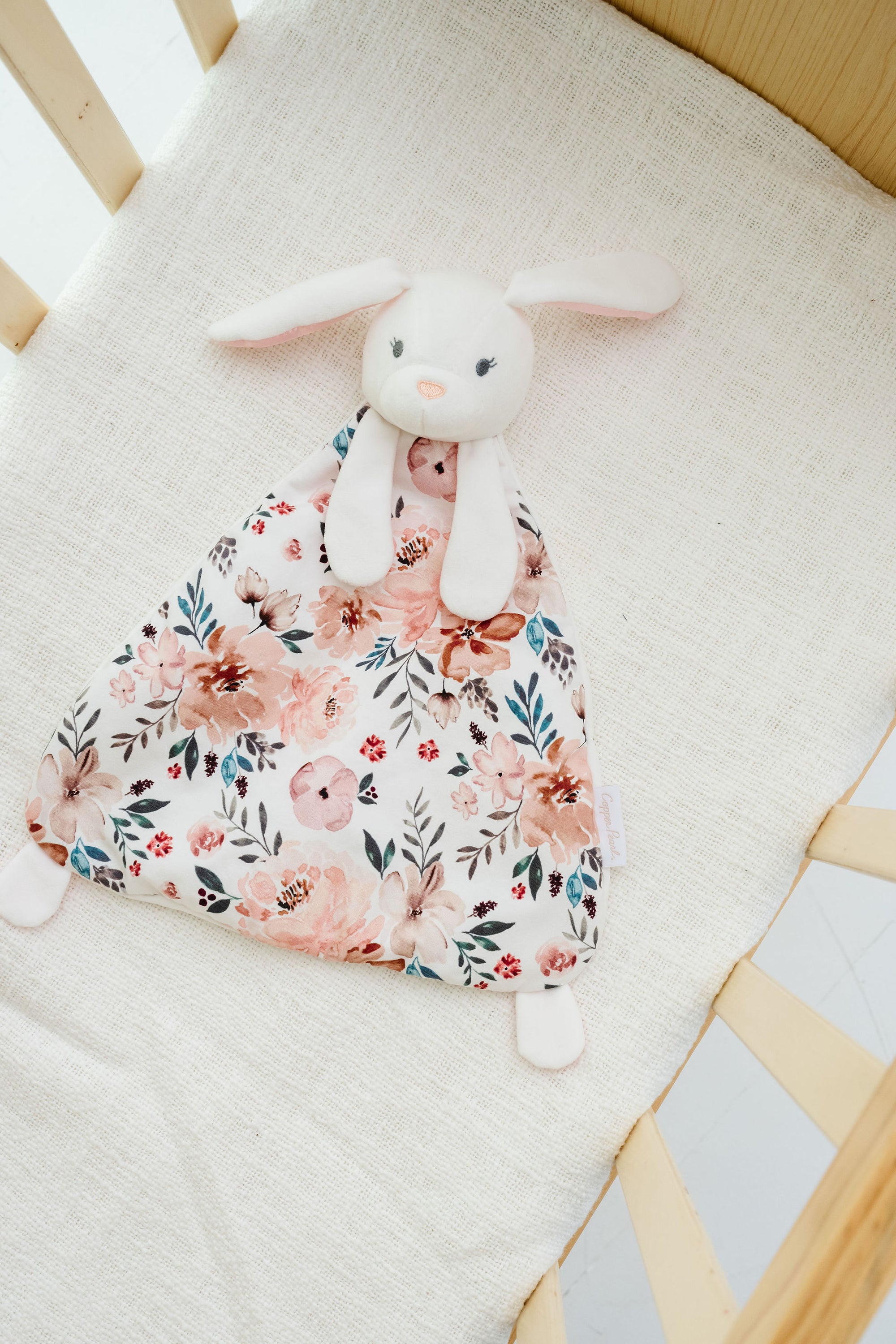 Copper Pearl Bella Bunny Character Lovey