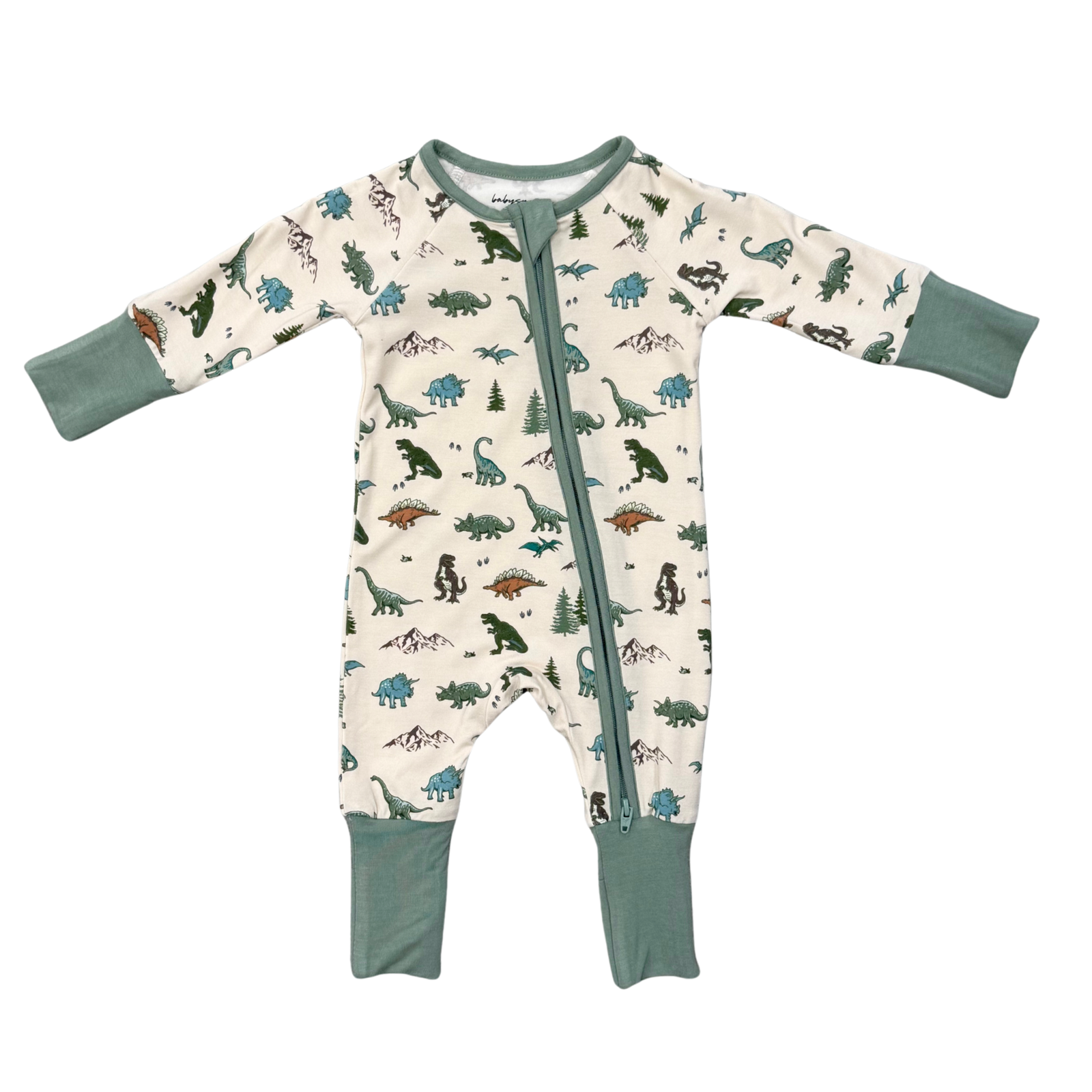 Babysprouts Zip Romper / Dino Land