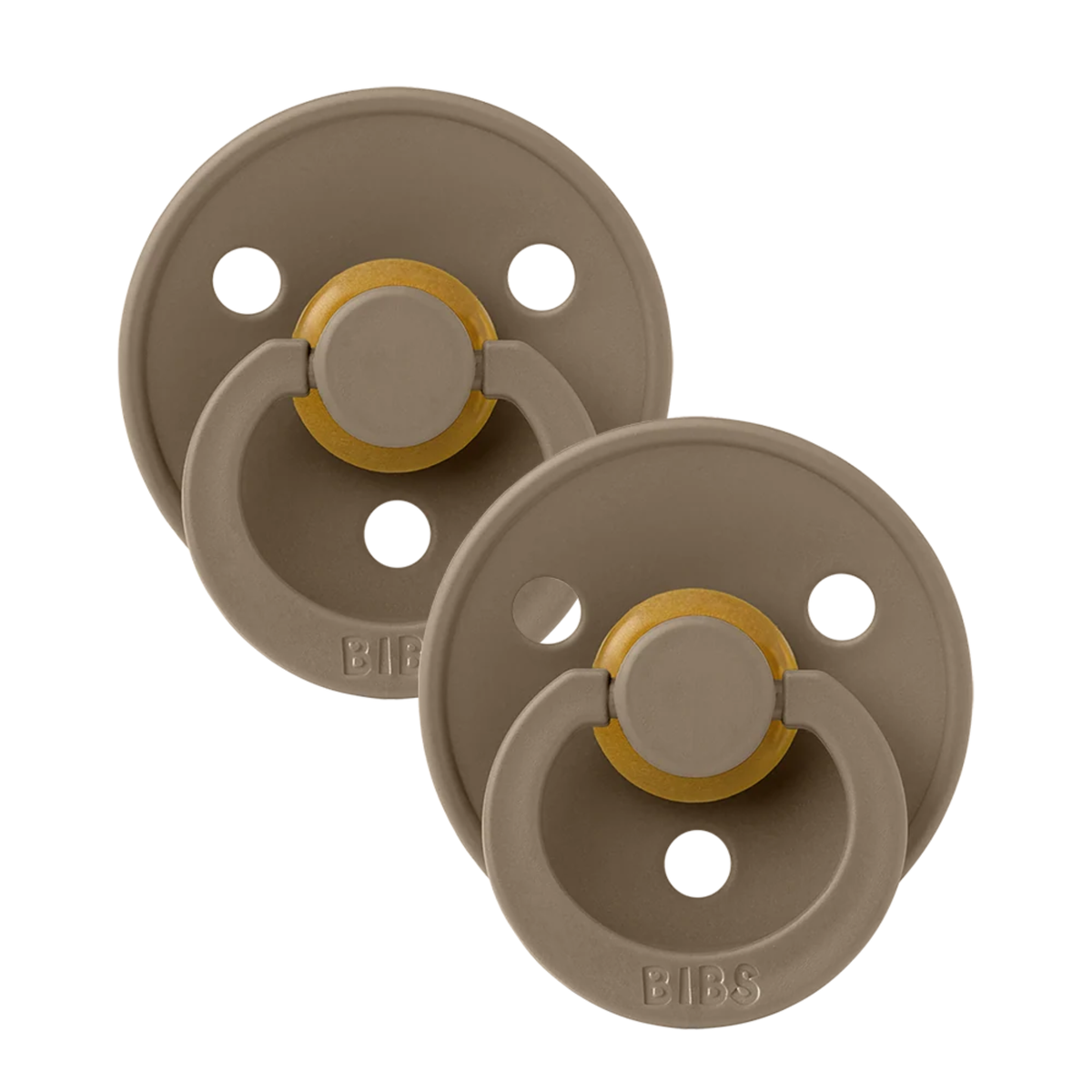 BIBS Round Pacifier 2-Pack / Size 2 (6-18 Months)