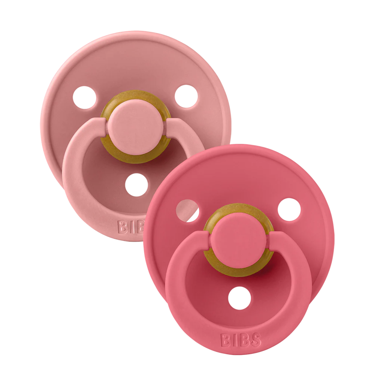 BIBS Round Pacifier 2-Pack / Size 1 (0-6 Months)
