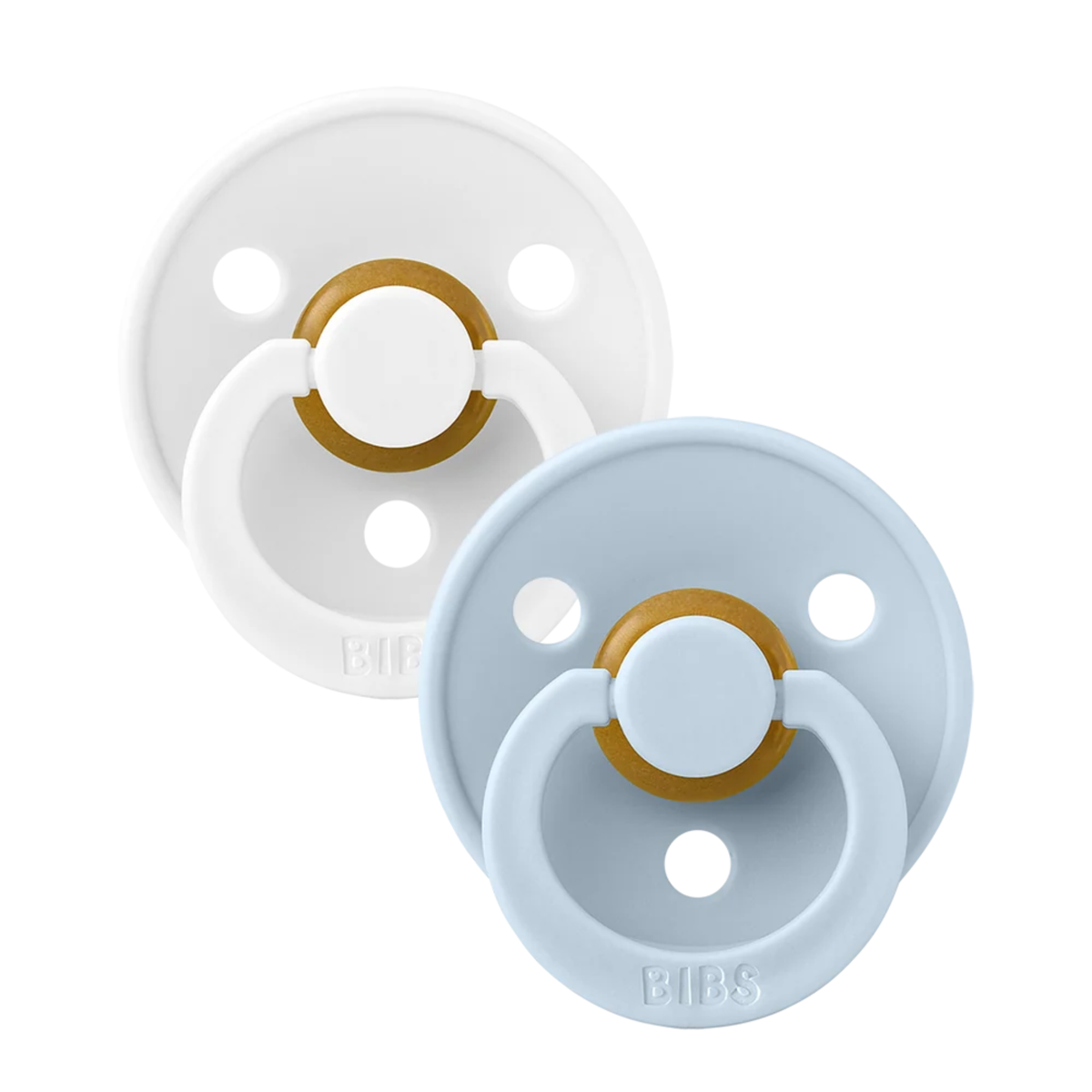 BIBS Round Pacifier 2-Pack / Size 1 (0-6 Months)