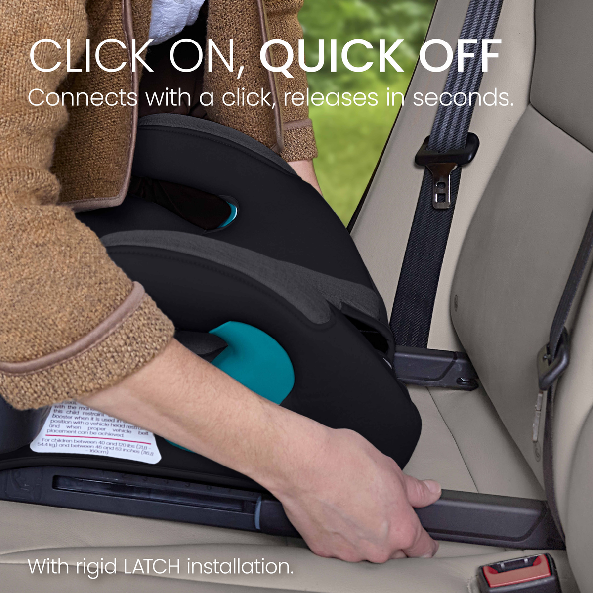 Britax UpNGo™ Click Backless Booster Seat