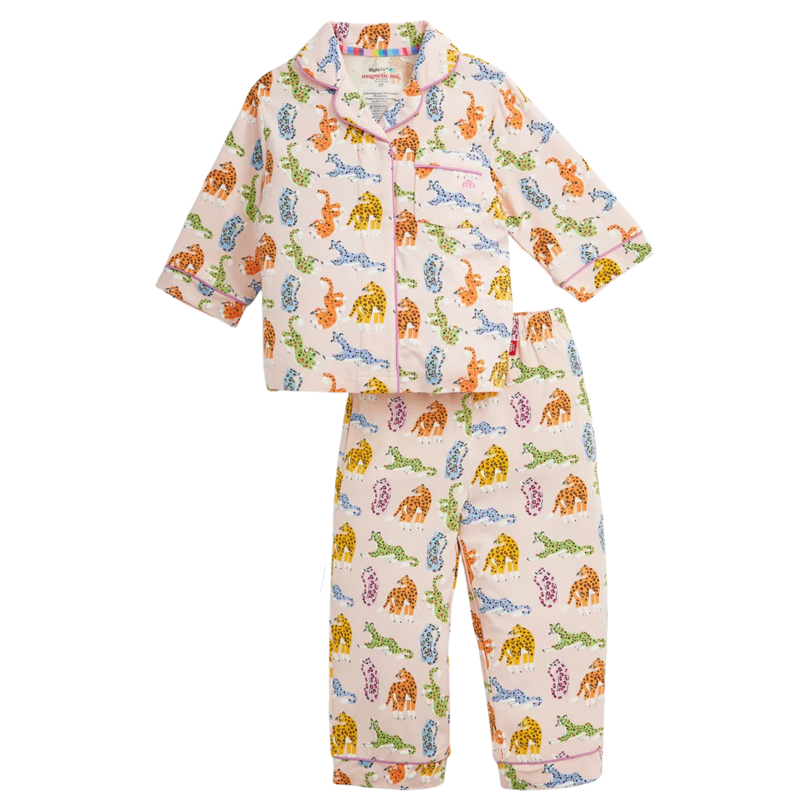 Magnetic Me Magnetic Toddler Pajama Set / Leopard Queen
