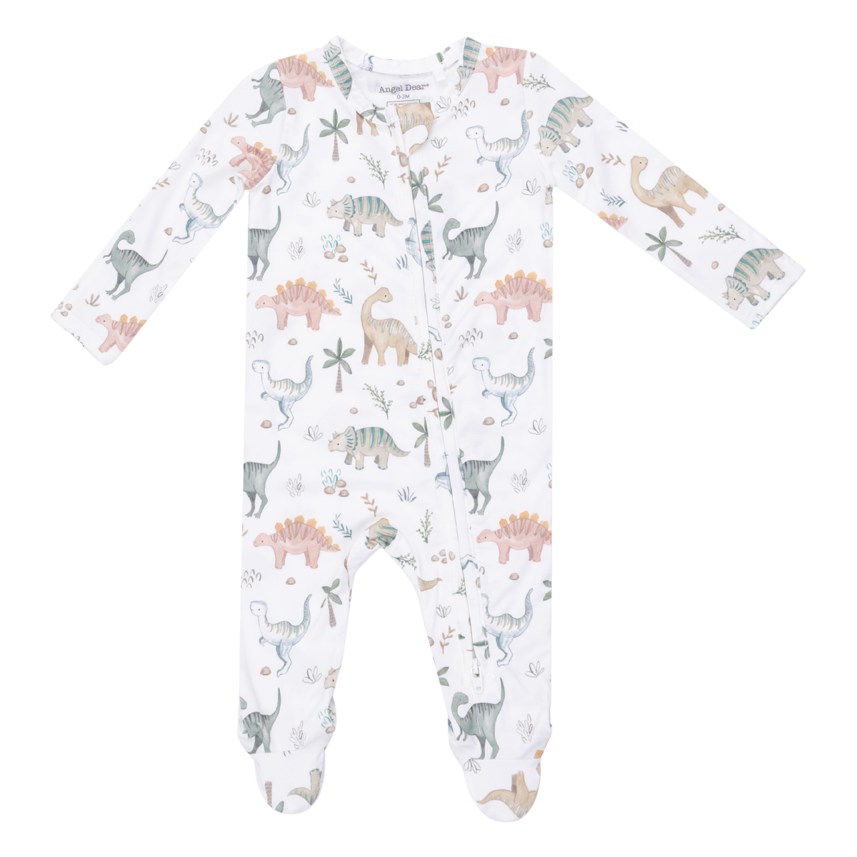 Sweet Baby Dinos 2 Way Zipper Footie