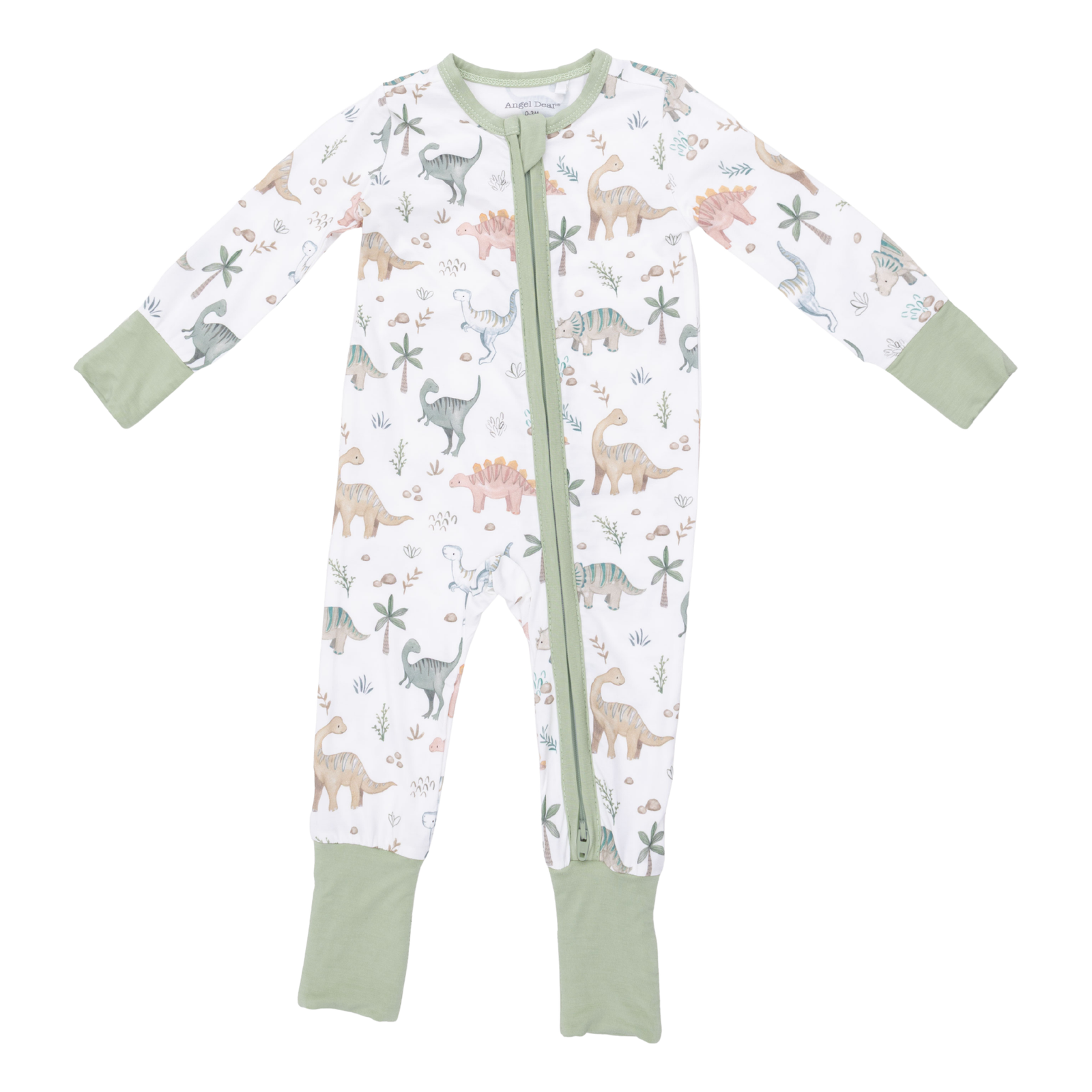 Sweet Baby Dinos 2 Way Zipper Convertible Romper