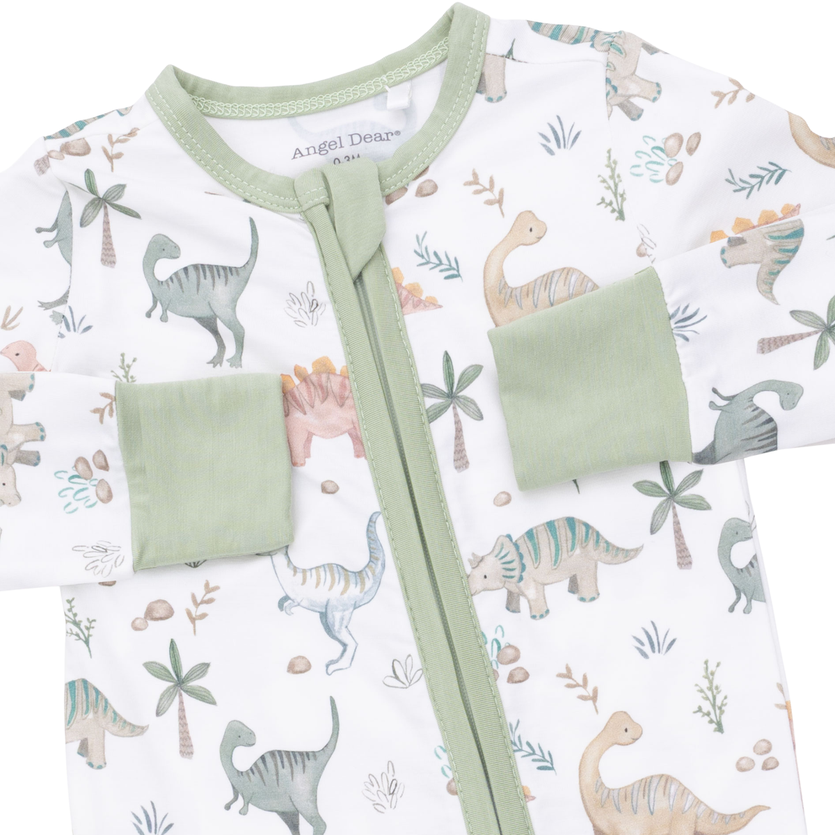 Sweet Baby Dinos 2 Way Zipper Convertible Romper