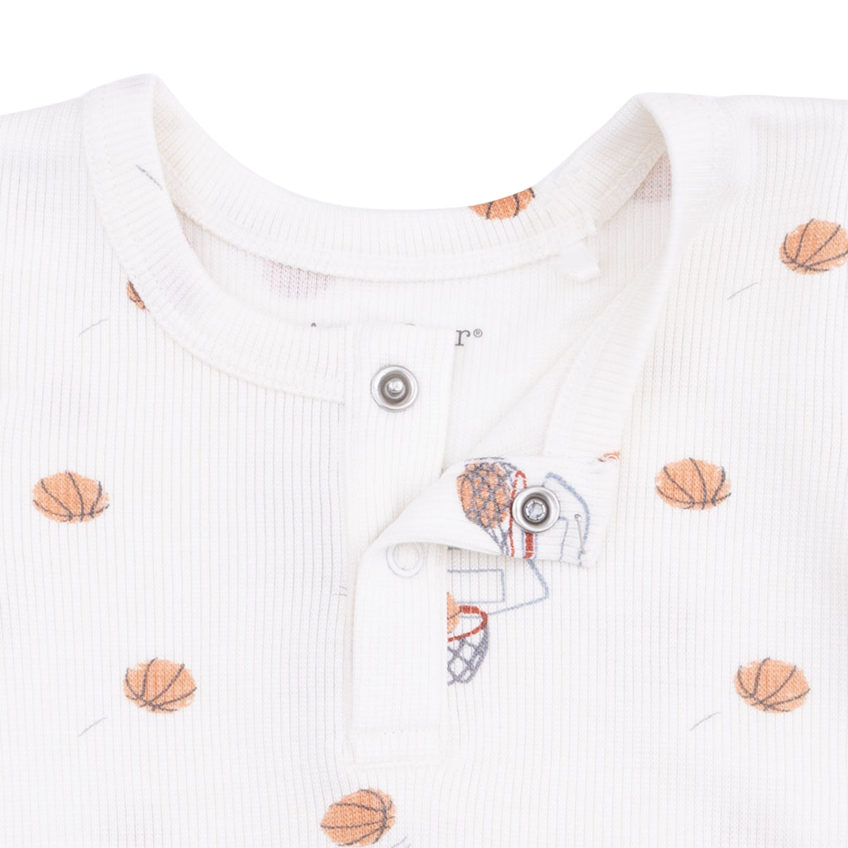 Mini Basketballs Long Sleeve Henley Play Set