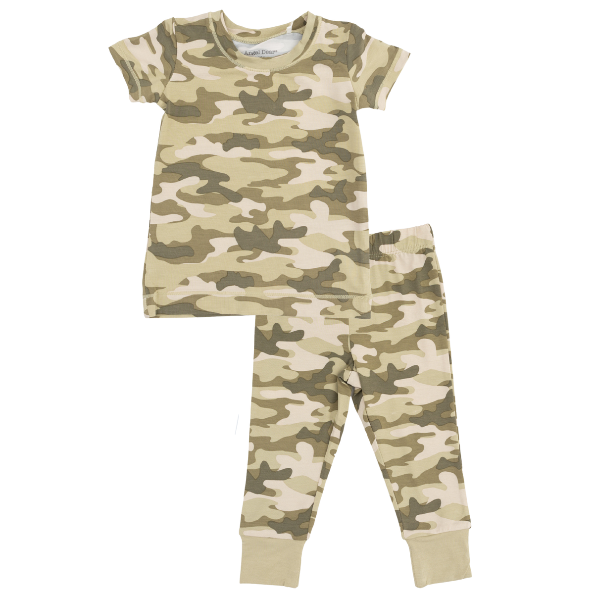 Camo Short Sleeve Toddler Loungewear Set