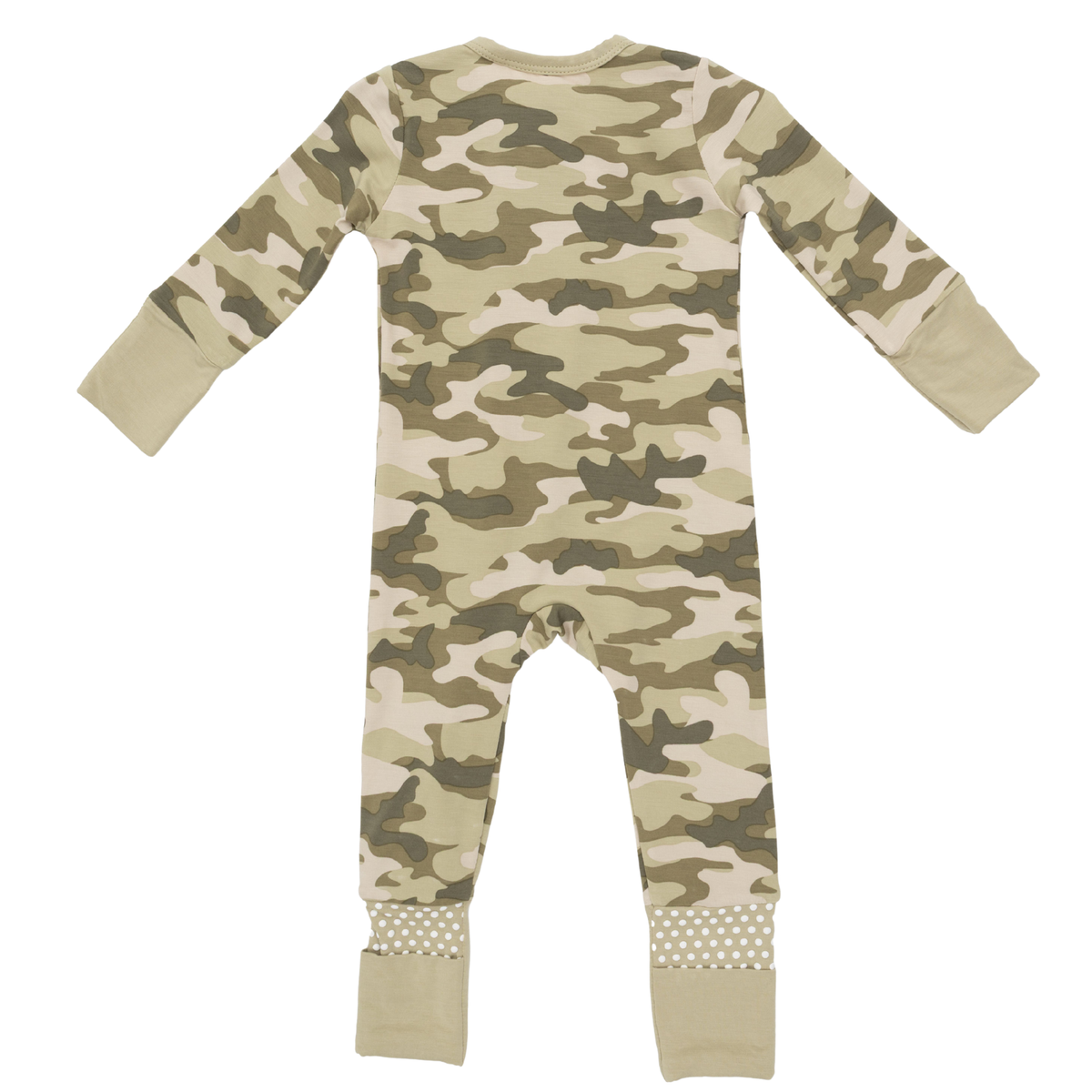 Camo 2 Way Zipper Convertible Romper