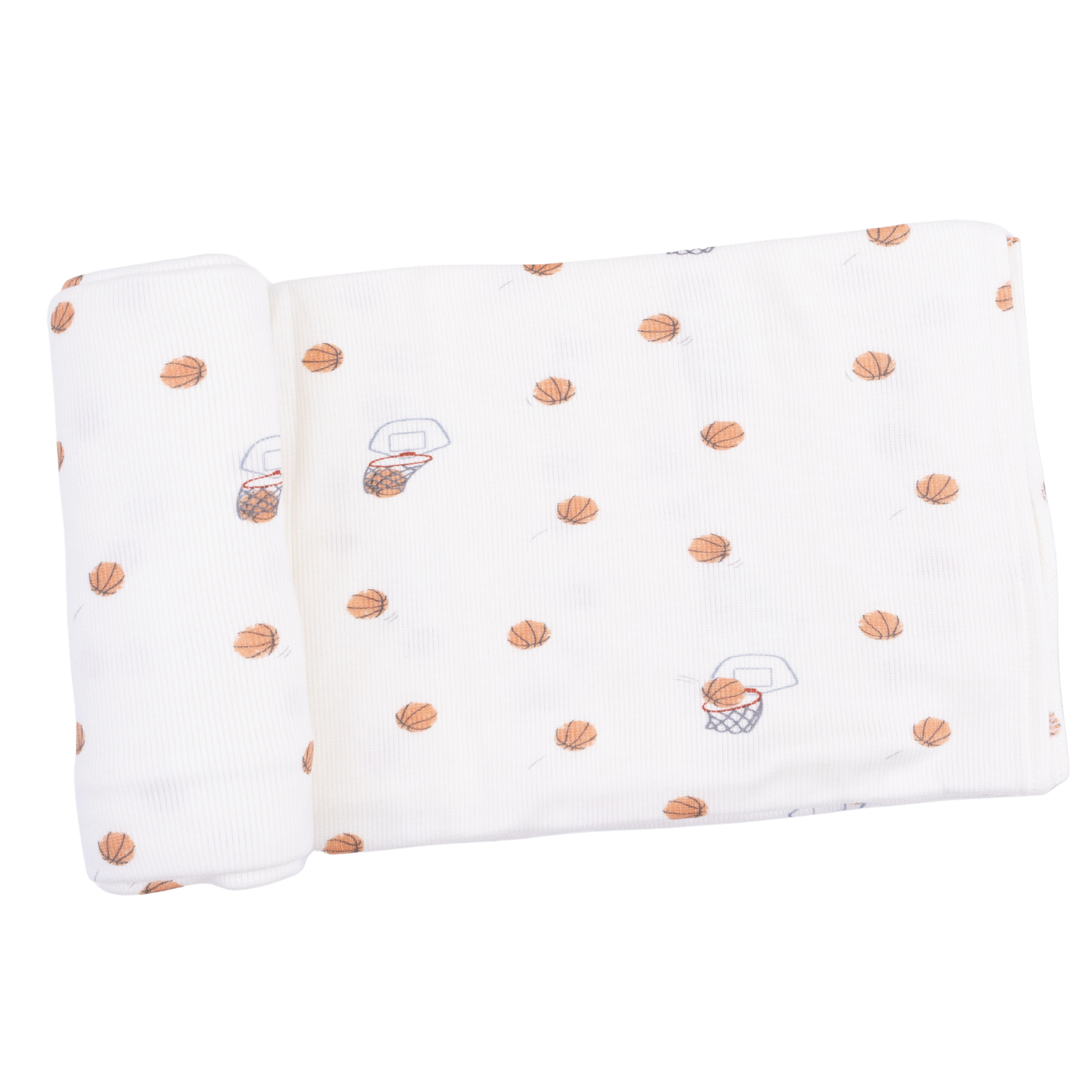 Angel Dear Swaddle Blanket (45 x 45) - Mini Basketballs