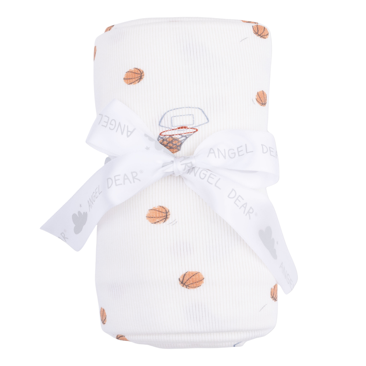 Angel Dear Swaddle Blanket (45 x 45) - Mini Basketballs