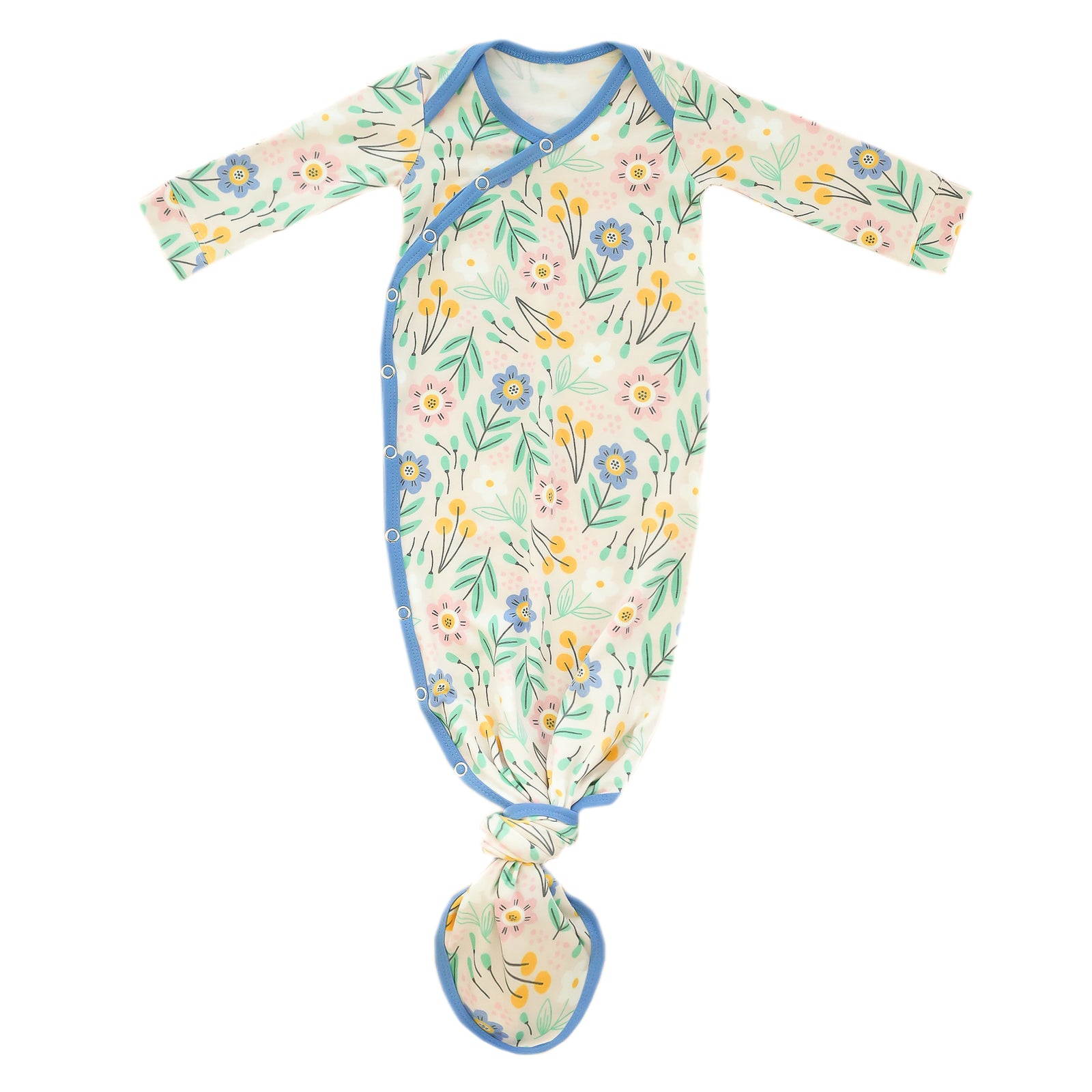 Copper Pearl Newborn Knotted Gown / Clara