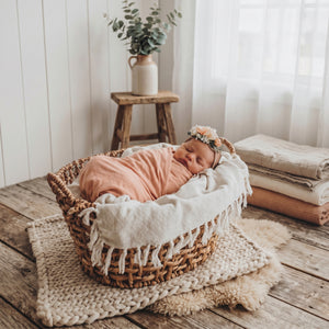Sugar + Maple Swaddle Blanket