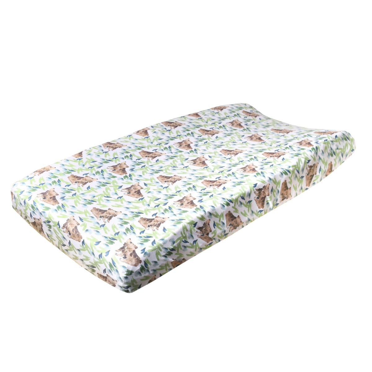Copper Pearl Premium Knit Diaper Changing Pad Cover / Bear