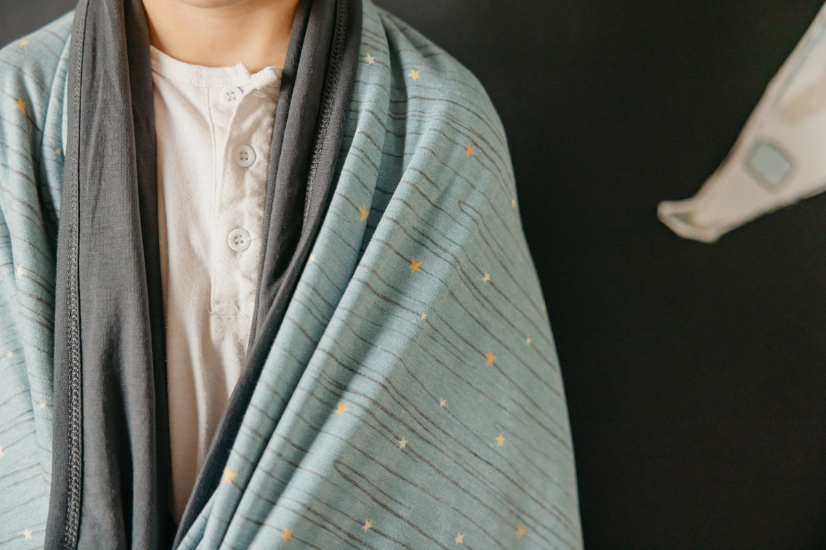 Copper Pearl Three-Layer Stretchy Quilt / Starlight