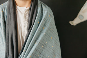 Copper Pearl Three-Layer Stretchy Quilt / Starlight