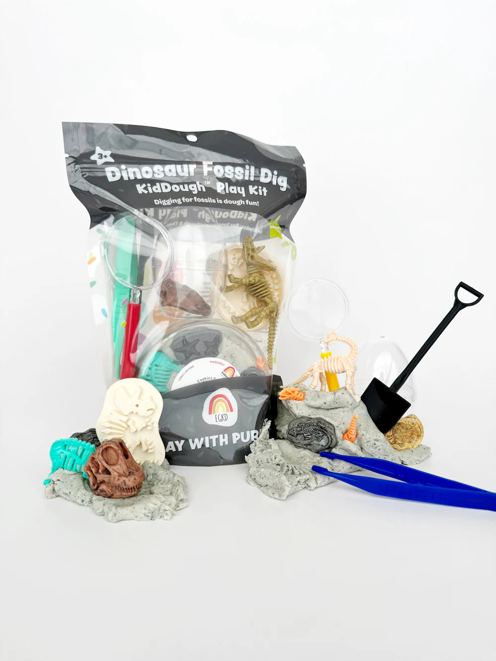 KidDough Sensory Play Kit / Dinosaur Fossil Dig