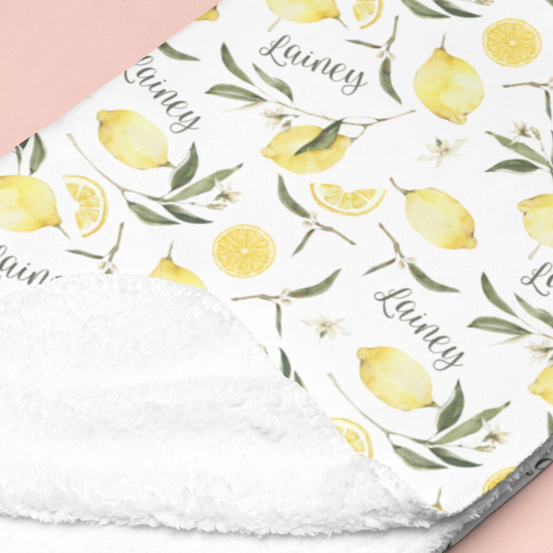 Sherpa-Lined Personalized Blanket | Easy Peezy