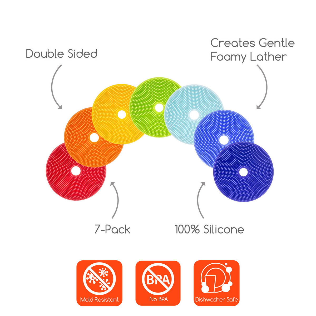 Innobaby Rainbow Bath Scrub Sensory Set