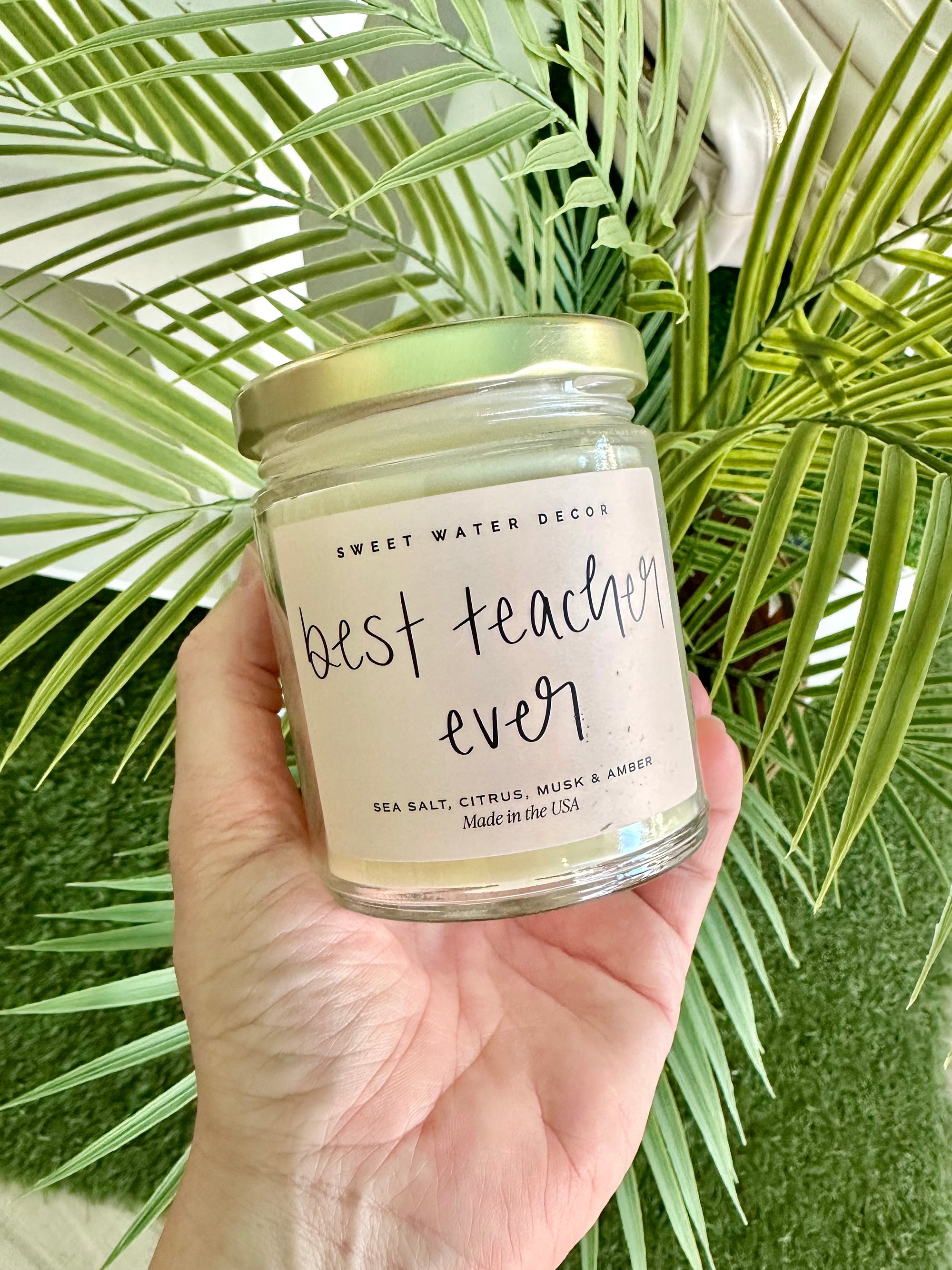 Soy Candle - Best Teacher Ever