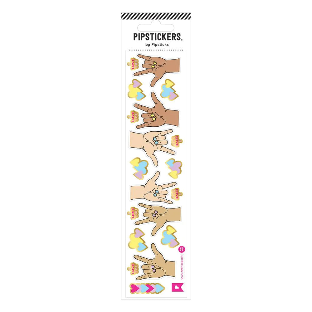 PipSticks I Love You Stickers***