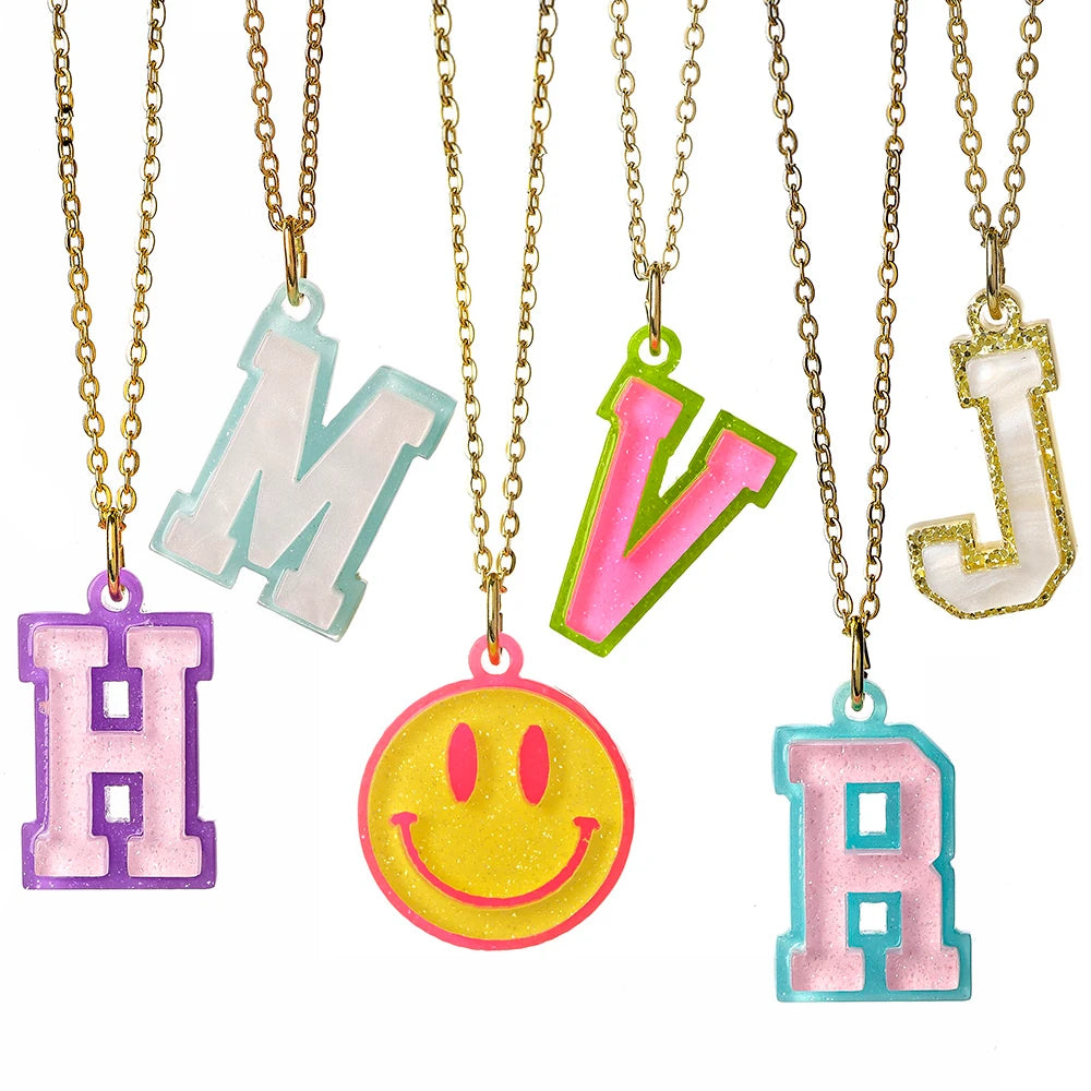 J.V. Charm Club Collegiate Initial Charm Necklace