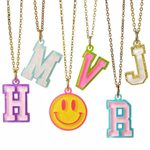 J.V. Charm Club Collegiate Initial Charm Necklace