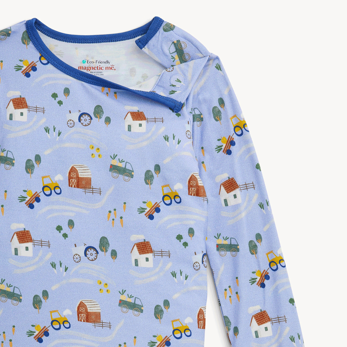 Magnetic Me Modal Magnetic Toddler Pajama Set / Farm to Cradle