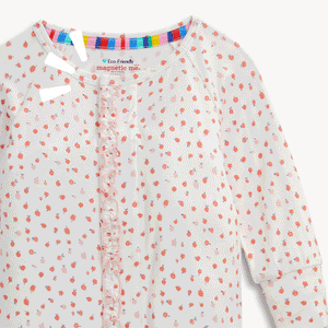 Magnetic Me Modal Ruffle Convertible Coverall / Apple Blossom