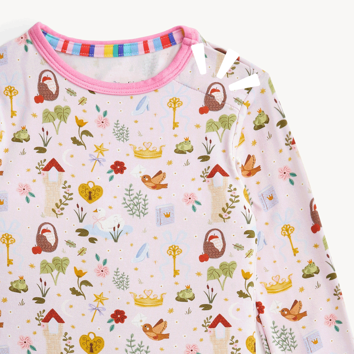 Magnetic Me Modal Magnetic Toddler Pajama Set / Fairytale Era