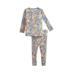 Magnetic Me Modal Ruffle Magnetic Toddler Pajama Set / Flora