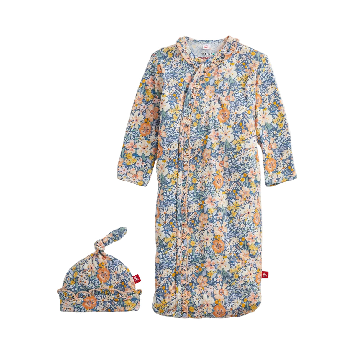 Magnetic Me Modal Ruffle Magnetic Gown & Hat Set / Flora