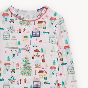 Magnetic Me Modal Magnetic Toddler Pajama Set / Winter Village