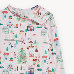 Magnetic Me Modal Magnetic Toddler Pajama Set / Winter Village