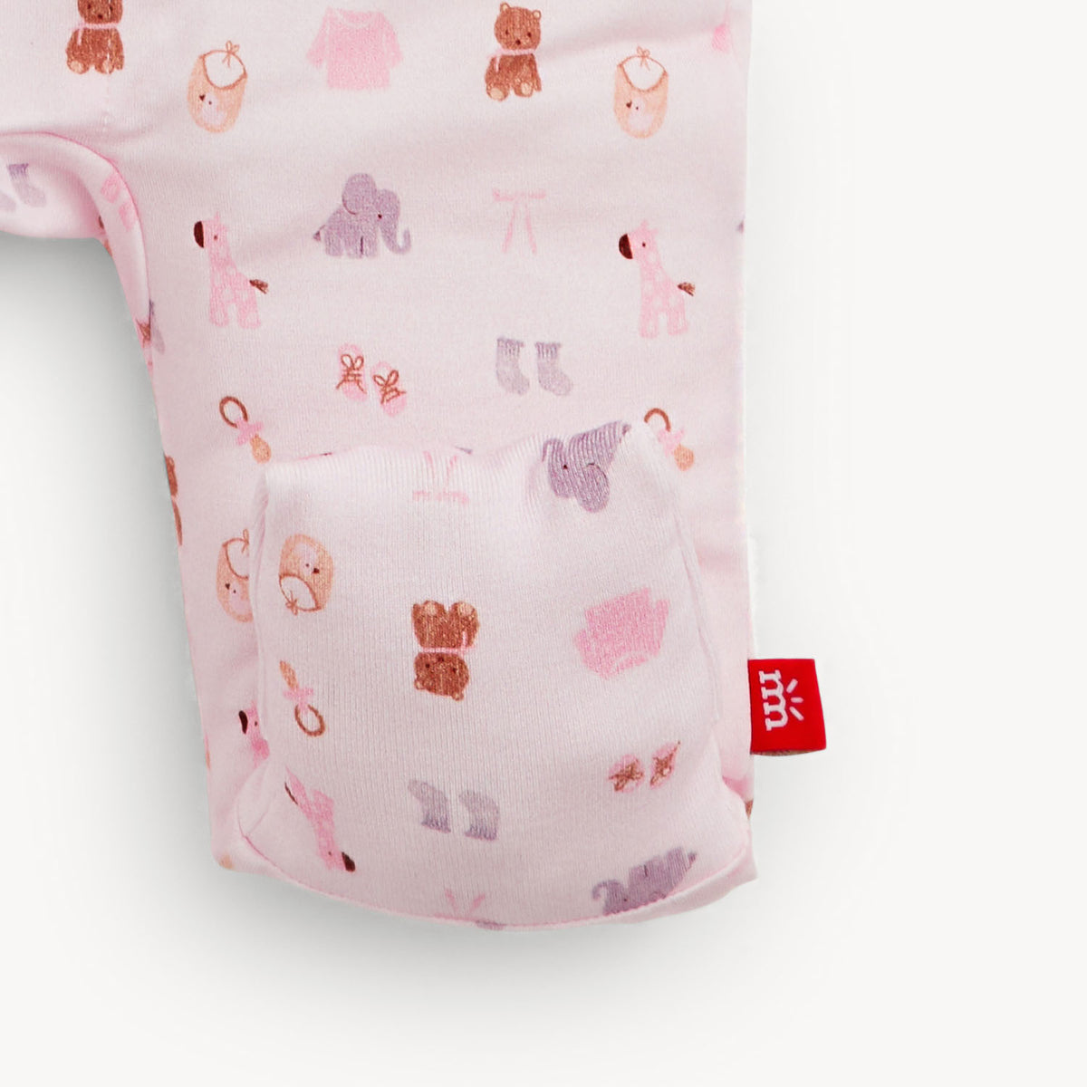 Magnetic Me Modal Convertible Coverall / Pink Nursery Nostalgia