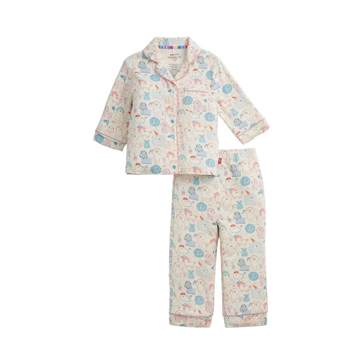 Magnetic Me Magnetic Classic with a Twist Toddler Pajama Set / Poodle Pawlor
