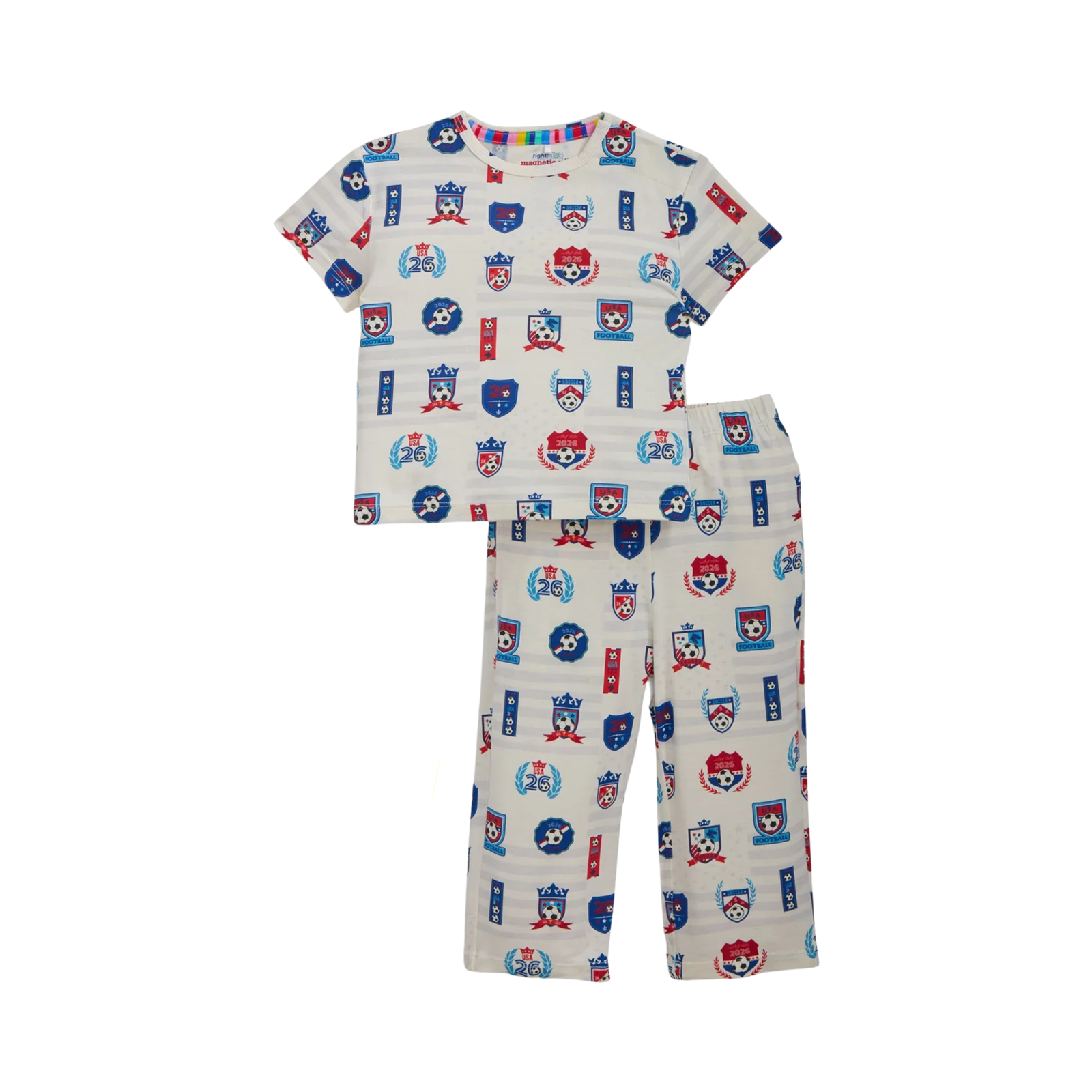 Magnetic Me Modal RightFit Toddler Pajama Set / Team Goals USA