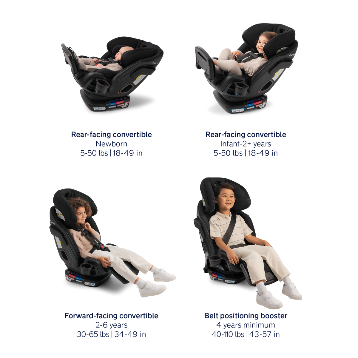 Nuna EXEC Next All-In-One Convertible Car Seat