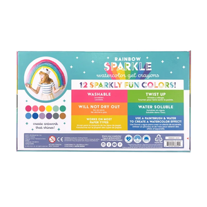 Ooly Rainbow Sparkle Metallic Watercolor Gel Crayons