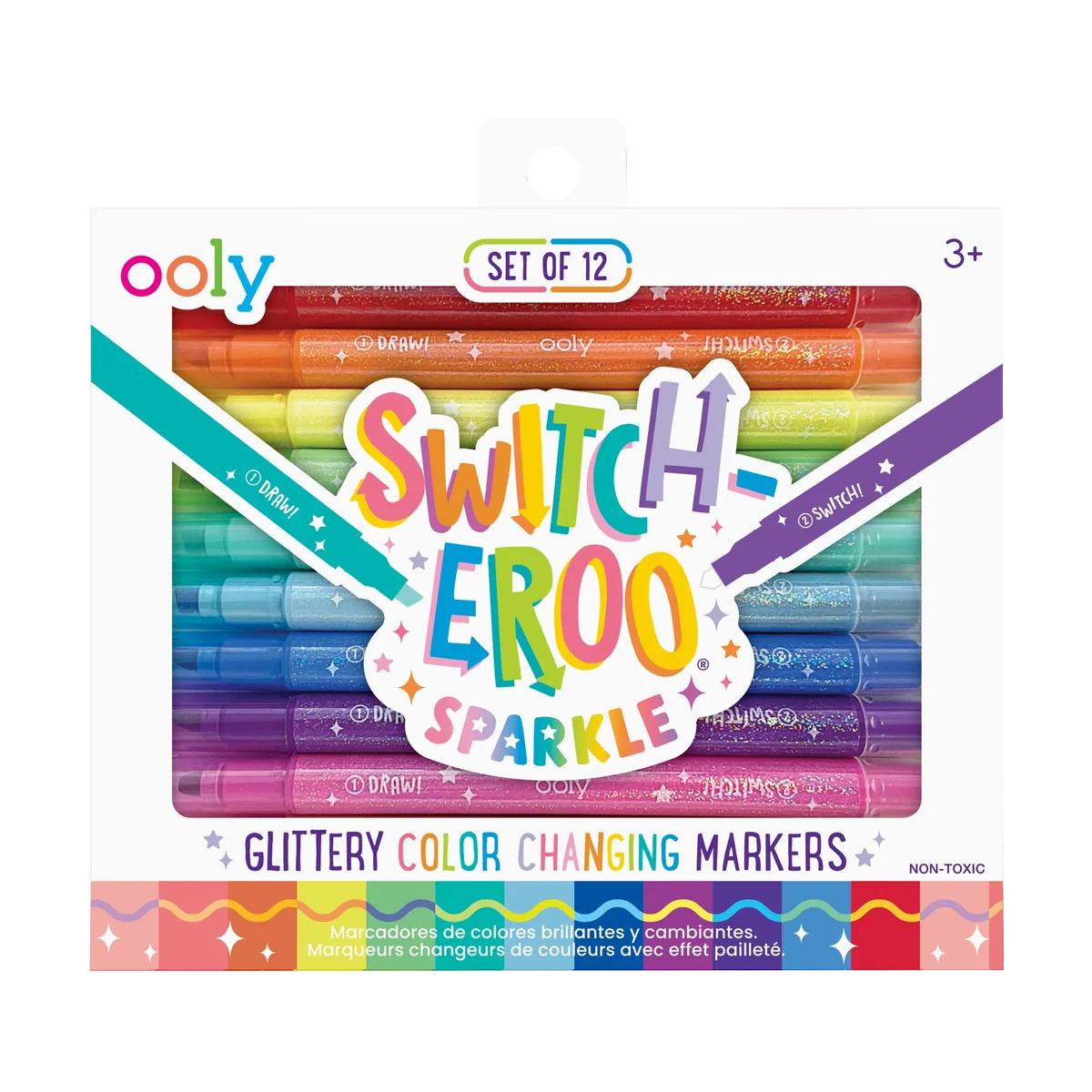 Ooly Switch-eroo! Sparkle Glittery Color-Changing Mark