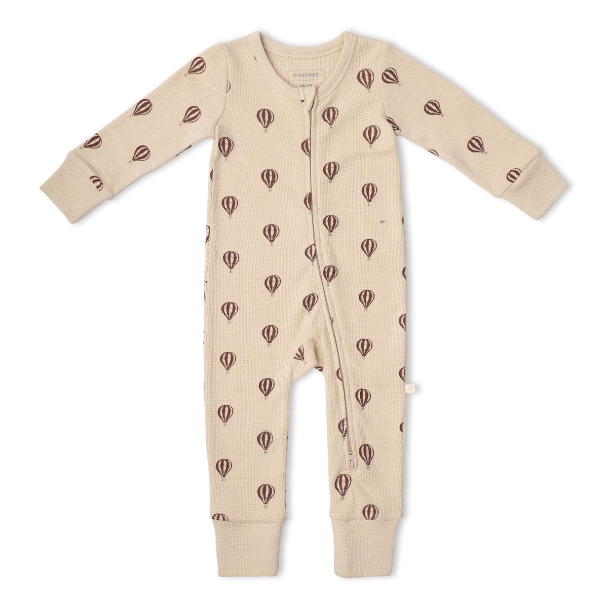 Organic 2-Way Zip Romper / Balloon Voyage