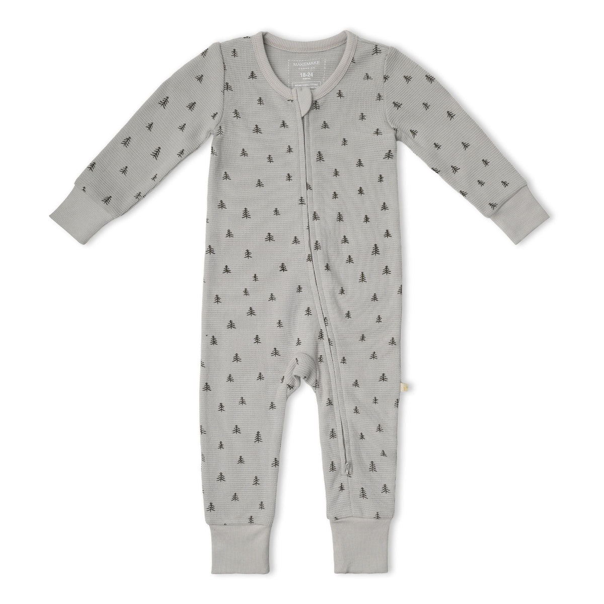 Organic 2-Way Zip Romper / Tiny Pines