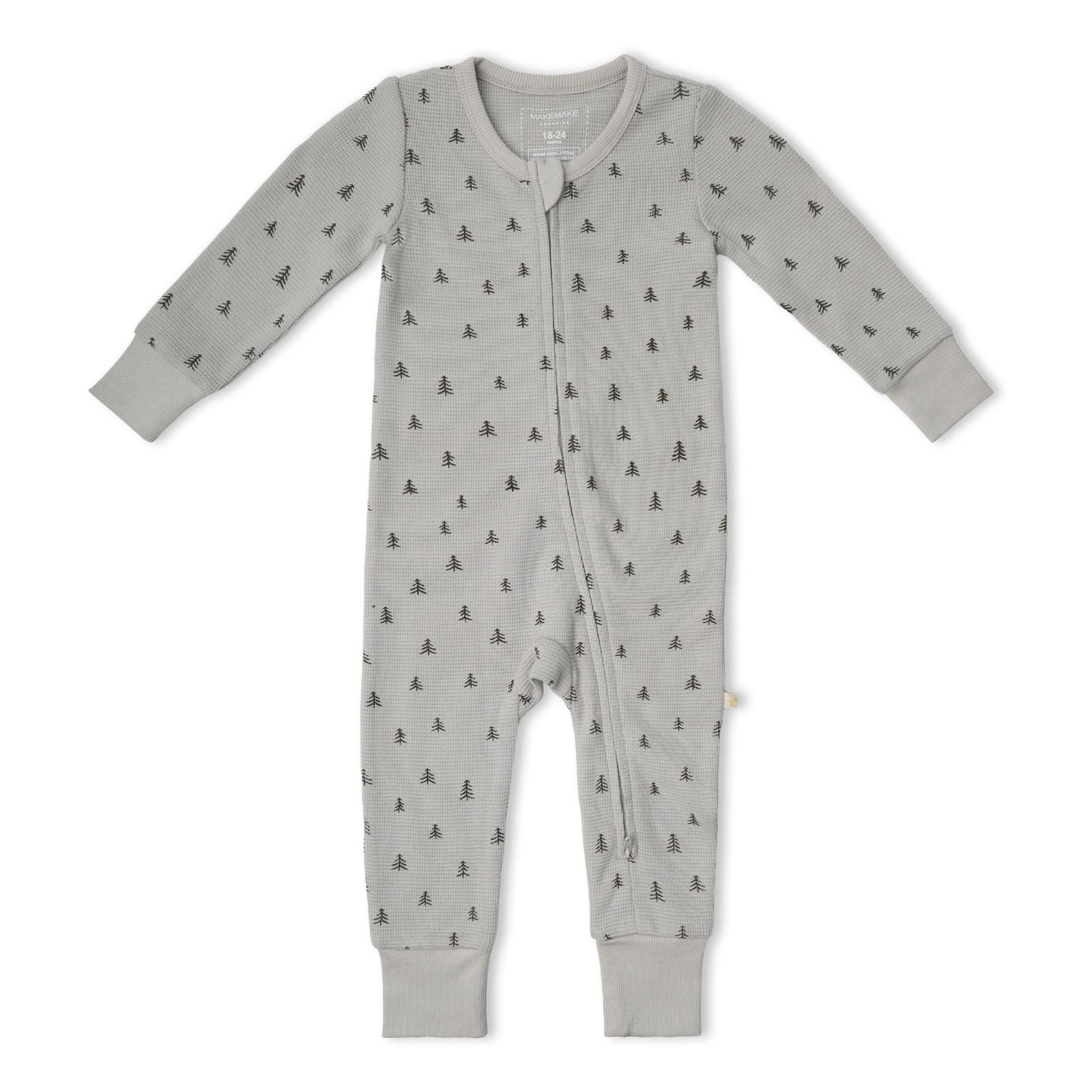 Organic 2-Way Zip Romper / Tiny Pines