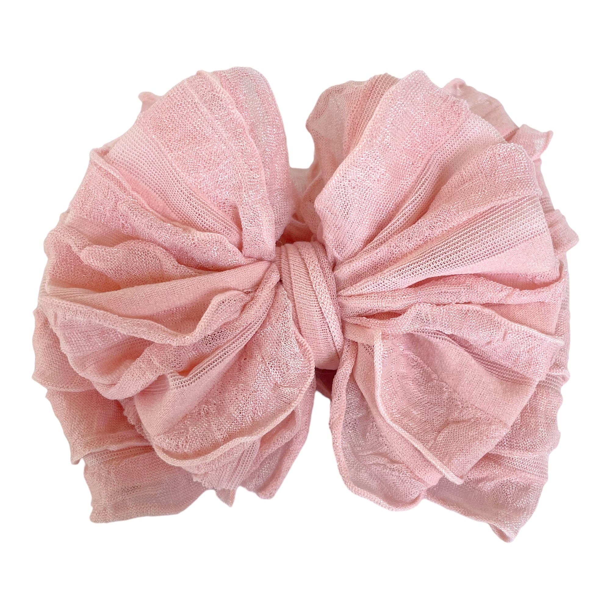 Ruffle Headband - Paris Pink