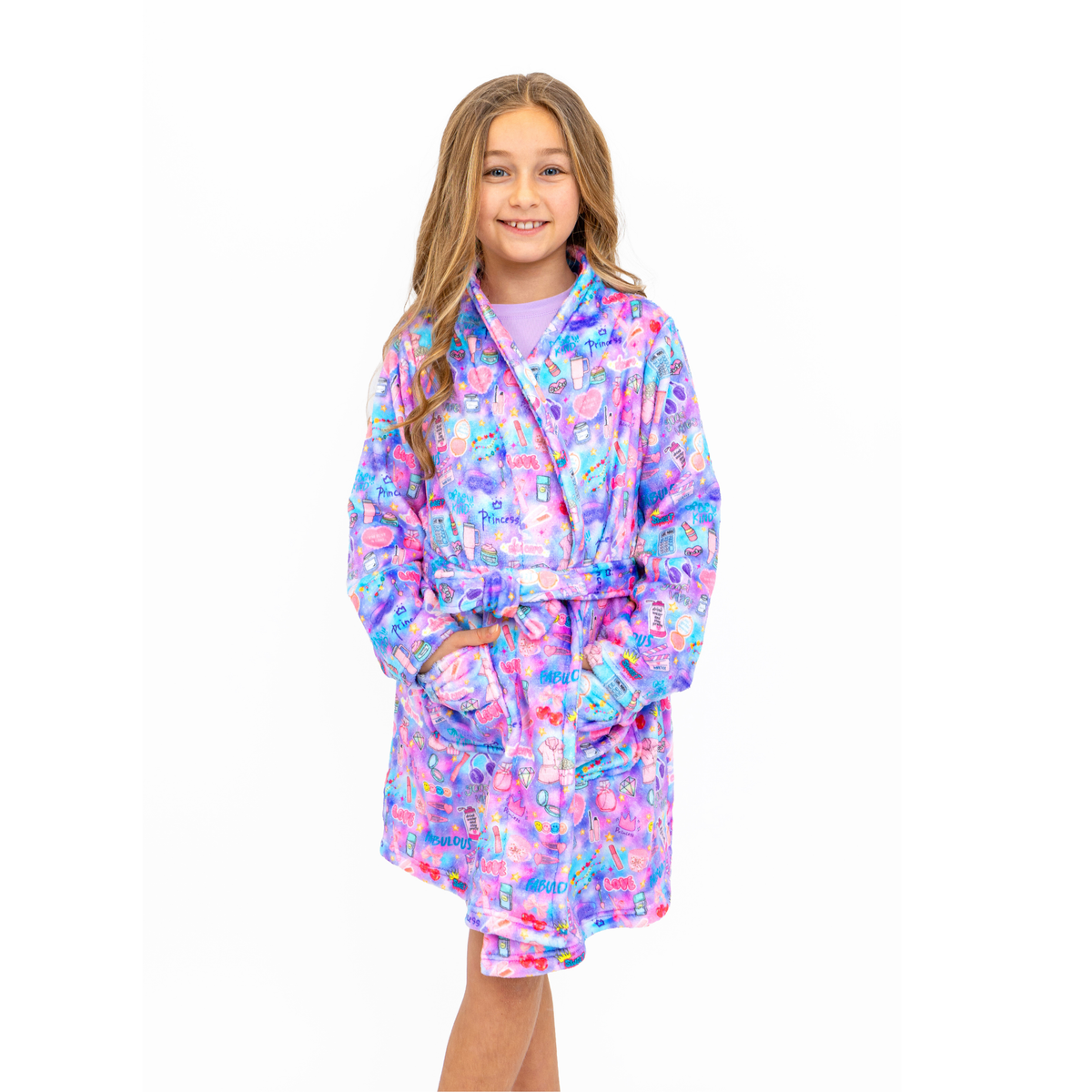 Glam Squad Girl's Plush Robe