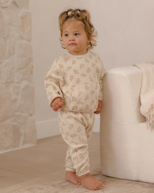 Quincy Mae Waffle Slouch Set / Meadow