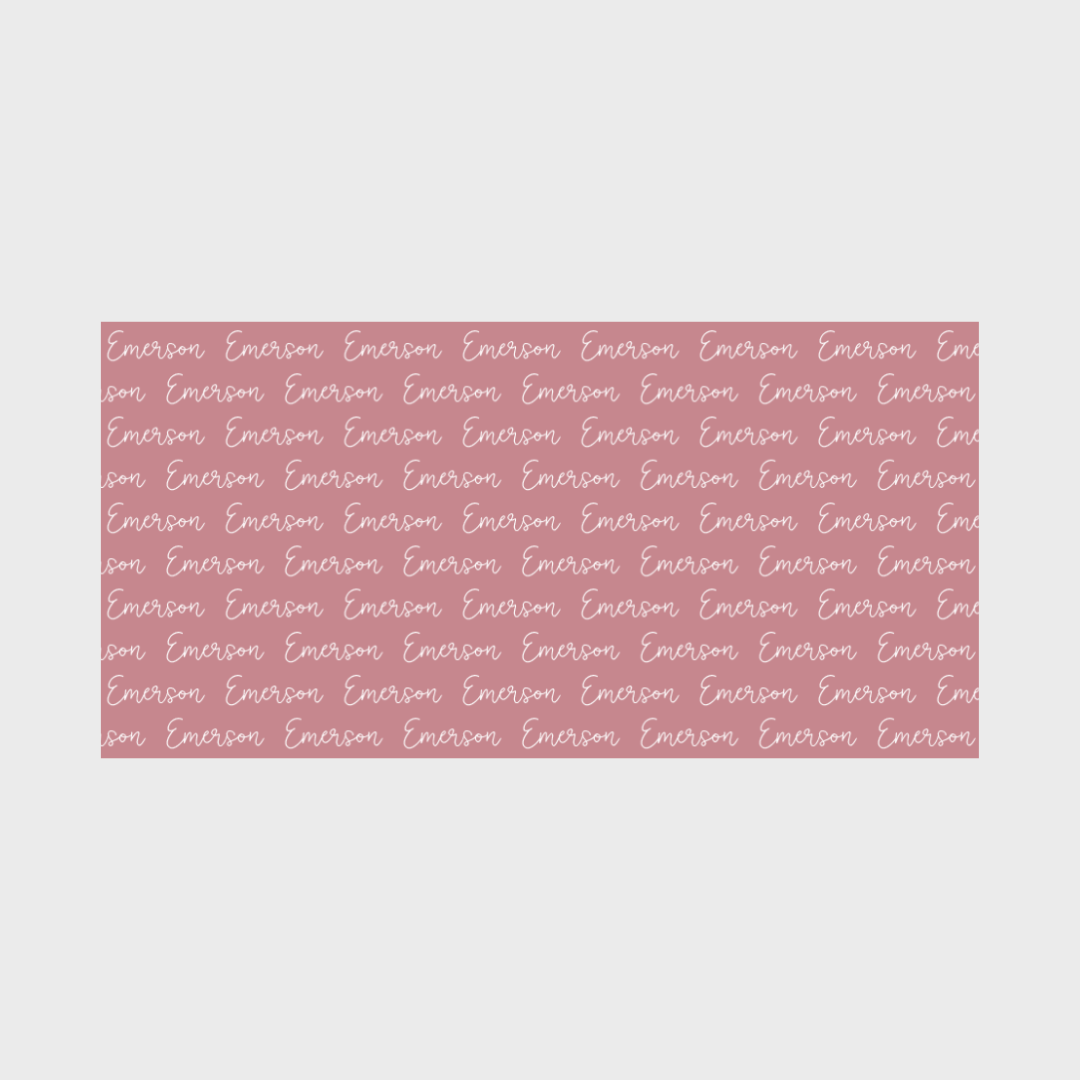 Personalized Towel | Repeating Name